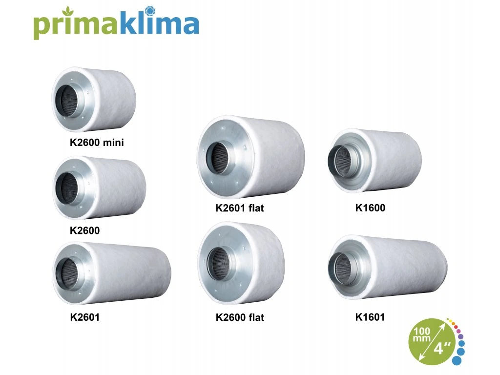 PRIMA KLIMA CARBON FILTER K2600 ( 100 MM)
