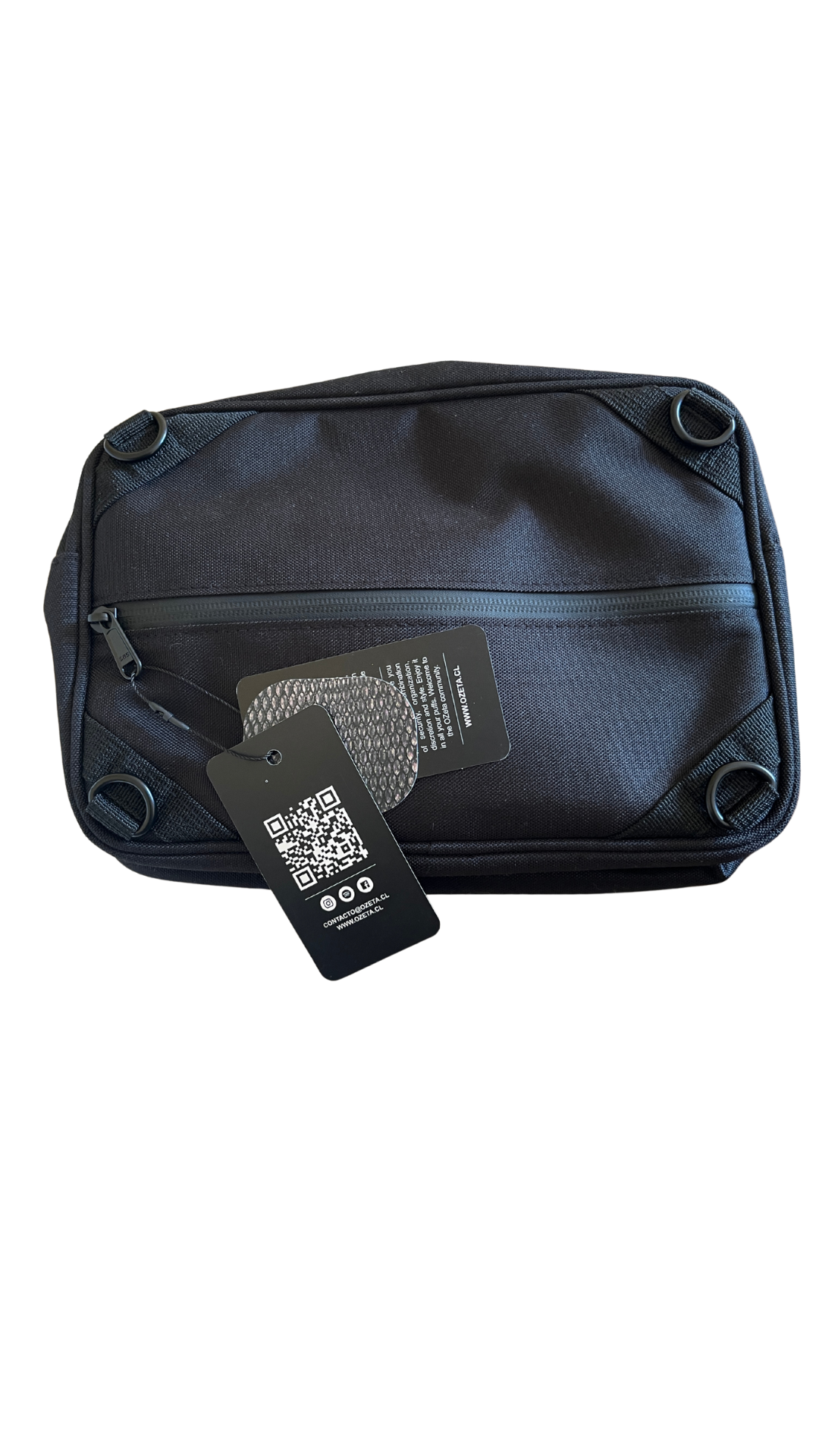 Bolso Antiolor Ozeta Negro mediano 3 cierres
